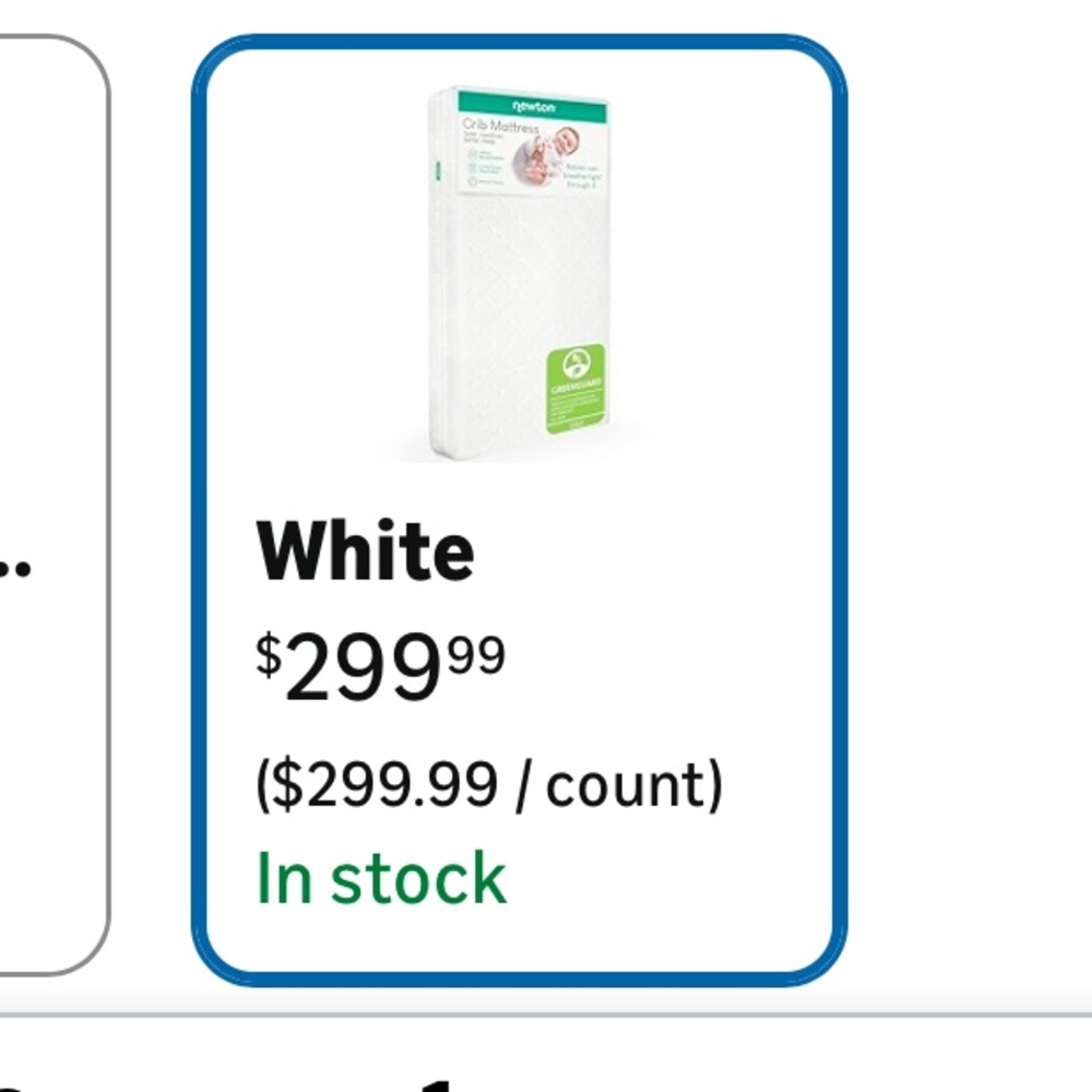 Newton Breathable Crib Mattress in White